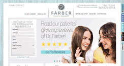 Desktop Screenshot of farberplasticsurgery.com